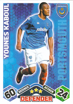 Younes Kaboul Portsmouth 2009/10 Topps Match Attax #241